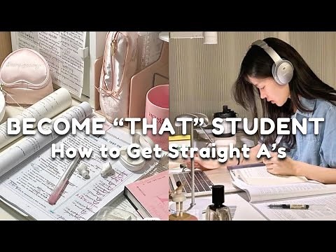 How to Become THAT Student And Get Straight A’s 🏫 School Tips