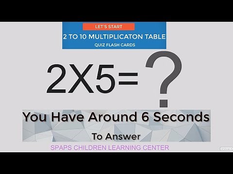 2 to 10 Times Table Quiz | Interactive 2 to 10 Multiplication Table