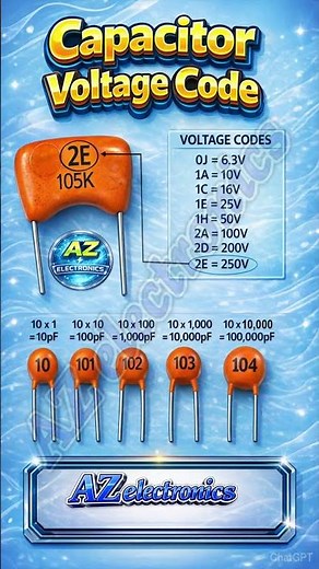 Ceramic Capacitor Voltage Code & Value Explained | How to Read Capacitor Markings