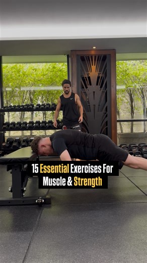 Benjamin / Combat Strength Coach on Instagram: "15 ESSENTIAL EXERCISES THAT BUILD STRENGTH & MUSCLE💪 These are the exercises my clients performed this week. Different people, different levels, but the same foundation. Here’s what you’re seeing: ✅Strong legs - Squats to build the front of your body. ✅Strong back -Deadlifts and rows to build the back of your body. ✅Explosive power - Jumps, throws, slams, and rotations. ✅Balanced strength - Pulling and pressing exercises. ✅The extras - Core work,