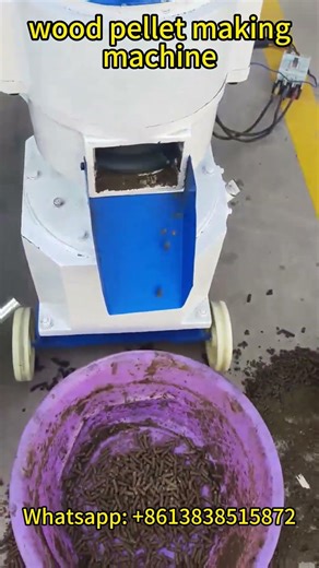 Wood Pellet Making Machine in Action | Turning Wood Waste into Uniform Fuel Pellets