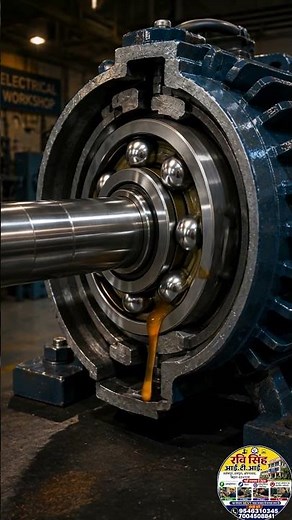 AC Motor Shaft, Bearing | Function, Types, Uses | Shaft and Bearing #shorts #iti #motor #facts #s...