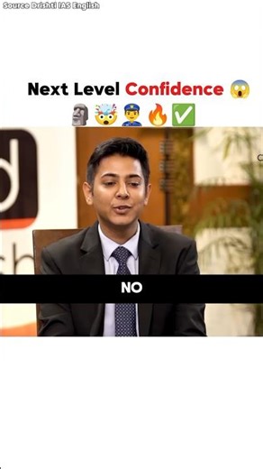 Next-Level Confidence 🔥💯 | IAS interview #ias #upsc #motivation