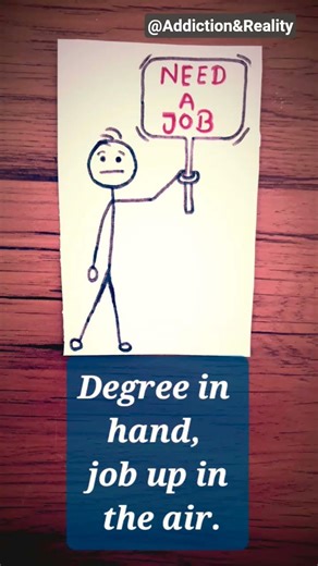 Degree in hand, job up in the air.😢😢