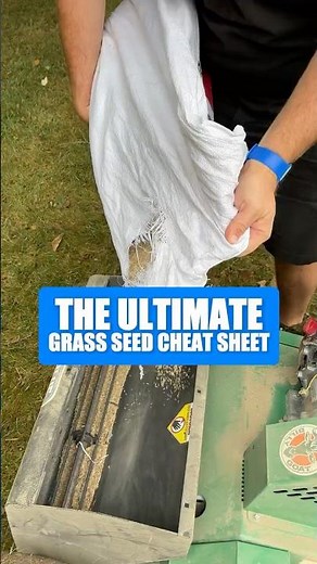 Best Grass Seed for Your Region | Lawn Seed Cheat Sheet #shorts