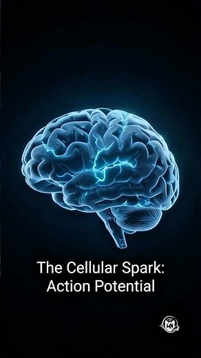 How Your Brain Sends Signals 🧠 | Action Potential in 3D #shorts