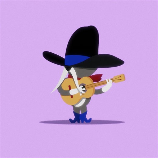 Looping Cartoon Character – 2D Expressive Animation