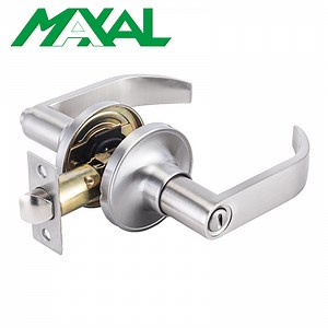 [Hot Item] Quick Release Push Button Privacy Lock Zinc Alloy Tubular Leverset Door Lock