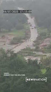 Time-lapse shows speed of Texas floodwaters rising