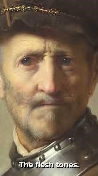 Artist Perspective: Rembrandt's Epic Old Man in Military Garb: Painting at LACMA!