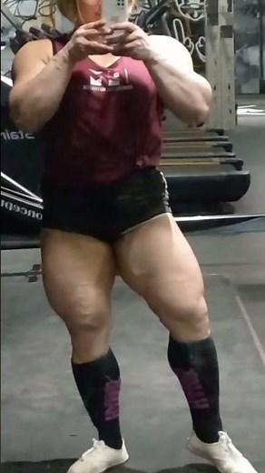Giant Fbb with Huge thighs🤪🤪🤪🤪 #shorts #fbb #gym #thighs #quads #muscles #legs