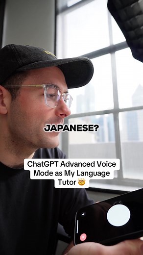 Using ChatGPT Advanced Voice as my language tutor to help me learn Japanese. #chatgpt #gpt4 #chatgptvoice #openai #ai #aitools @chatgpt @OpenAI