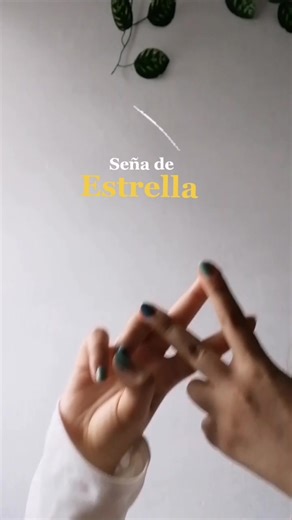 Cómo hacer la estrella en lengua de señas mexicana