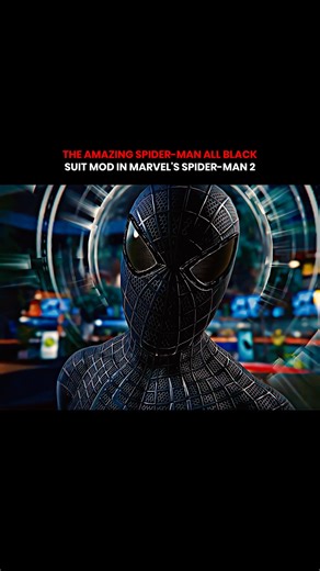 VYRMYX on Instagram: "The Amazing Spider-Man Black Suit Mod in Marvel’s Spider-Man 2 🔥 Mod Creator: Nerfherder219 on Nexus Mods . . . . . #spiderman #gaming #edit"