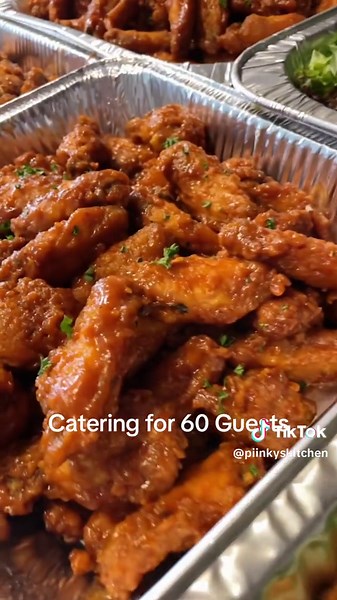 Catering for 60 please ! 600 Wings • Salads • Jerk Chicken Alfredo • Garlic Bread #foodie #foodporn #torontofood
