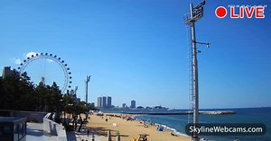 【LIVE】 Live Cam Sokcho Beach - South Korea | SkylineWebcams