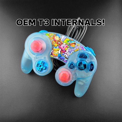 Custom Gamecube Controller | Kirby & Friends | OEM T3 Board | After Market Shell - Etsy