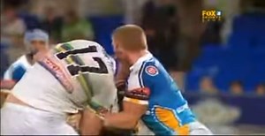 Michael Weyman v Daniel Conn, wait for Conn’s face afterwards 😬 #bringbackthebiff | Rugby League Fights