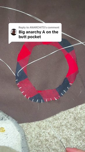 Replying to @ANARCHITS hell ya#anarchy #punk#sewing#sew#fyp