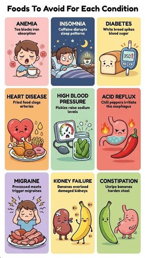 "These Foods Are SILENTLY Making Your Condition WORSE! 😱"#HealthTips #healthyeating