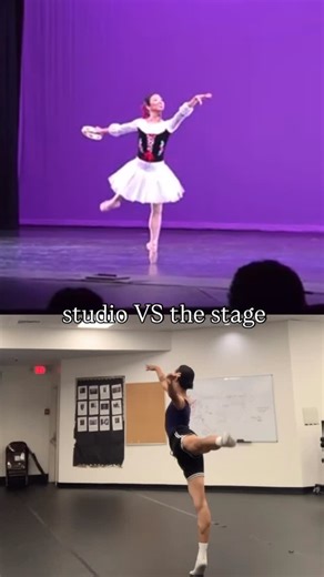 brian on Instagram: "another studio VS stage, this time Ft. Tarantella ✨ choreo: @briansymsjr w/ some Balanchine influence dancer: @alisajoyn #dance #ballet #explore #like #tarantella"