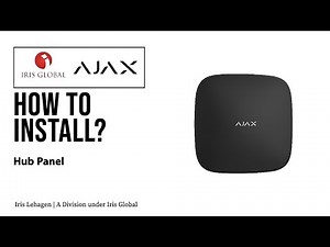 AJAX - Installation Video - HUB Panel