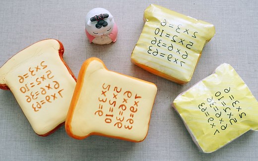 【手工】来做哆啦A梦的记忆面包，两种方法任你选，捏起来超解压！