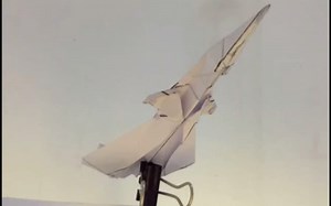 【搬运】牙精How to fold a Fighter Plane J-20 paper airplane 殲20紙飛機