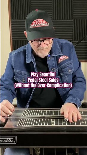 Easy Pedal Steel Solos #shorts #tutorial #pedalsteelguitar