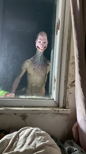 Cursed Content on Instagram: "Footage has emerged of a terrifying cryptid close encounter ⚠️ #creepytok #nightmarefuel #foundfootage #unsettling #caughtoncamera #creature #stalker #homeinvasion #horrorstory #horrortok"