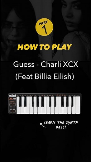 Learn How to Play Guess by Charlie XCX feat. Billie Eilish (Part 1 - Verse & Chorus) 🔥