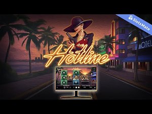 Hotline Slot by NetEnt Gameplay (Desktop View)
