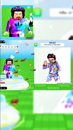 Roblox Character! Draw Me #roblox #robloxdrawing #art #drawing #shorts