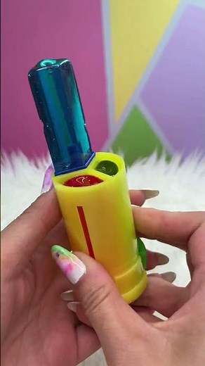 3 flavor Push Pop?! Candy ASMR #shorts