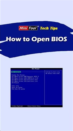 How to Open BIOS in Windows Easily and Quickly? #bios #windowstips #windows