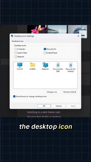 Customize Desktop Icons 🖥️ #windows11