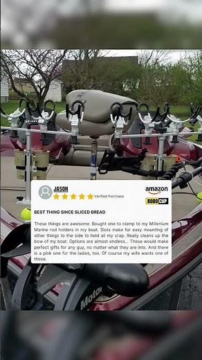 RoboCup Mounted on a Boat Seat Pedestal - 5 Star Customer Review