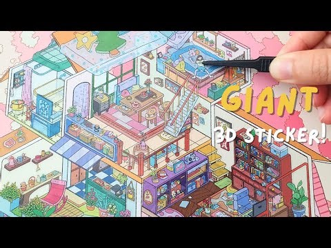 🏠Huge 3D Sticker - Decorating Dream House - Leading New Toy Trends
