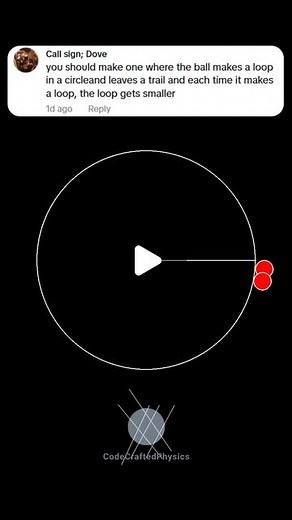 CodeCraftedPhysics on Instagram: "Comment your ideas! #satisfying #asmr #physics #simulation #asmrsounds #asmrvideo #code #coding #programming #programmer #programmerhumor #programmermeme #satisfyingvideo #adhd"