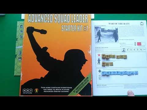 Let's play Advanced Squad Leader Starter Kit 1: War of the Rats #1