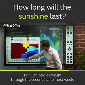 214K views · 1.1K reactions | We've seen a lot of sunshine recently, but how long will this weather last?  Find out more in our latest Weather Studio Live on YouTube | Met Office | Facebook