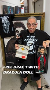 This will be the last season for the Dracula doll. 1200 pieces are gone a few hundred left, not only will be selling them now but we will be at the Bram Stoker Dracula opening at the Chicago Philharmonic Auditorium Theatre on November 9 selling the dolls and sponsoring and meet and greet with ME in the lobby. Whatever is left will definitely sell for the Nofsferatu Dracula movie. It is premiering December 25th that will make this Dracula doll this seasons hot gift for the Christmas season. https