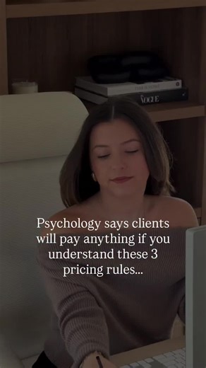 Rule 1: Price anchors value People assume higher price = higher quality. When I charged $1,500 for my program, people questioned if it was worth it. When I raised it to $7,800, they assumed it was premium and stopped asking. Your price signals your positioning. If you’re undercharging, you’re signaling low value. Rule 2: People buy transformation, not time Your clients don’t care how many calls they get or how long your program is. They care about the result. I don’t sell “16 weeks of coaching.”