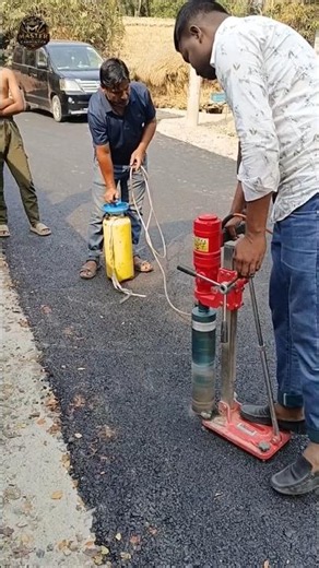 Road Core Drilling Process | Precision Asphalt Testing & Pavement Quality Control