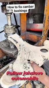 How to fix camber bushings #fyp #reels #viral #engine #reel #fypシ゚viralシ #trend #mechanic #engineering #fblifestyle | Jahslove automobile