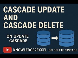 8 Learn SQL Under 5 Minutes (Cascade Update and Cascade Delete)