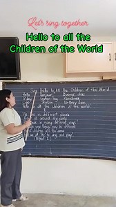 Hello to all the Children of the World #Energizer #education | Teacher Anne