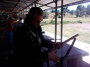 Loading and firing a Baker rifle