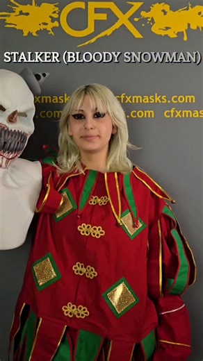 STALKER (BLOODY SNOWMAN) SILICONE MASK Enjoy this classic CFX mask with a holiday twist! Frosty promised to be back one day, and here he is, filled with a taste for violence! Available NOW on our website compositeeffects.com! Music by Elijah 'Frawg' Wilson #cfxmasks #siliconemask #monster #snowman #christmas | Composite Effects