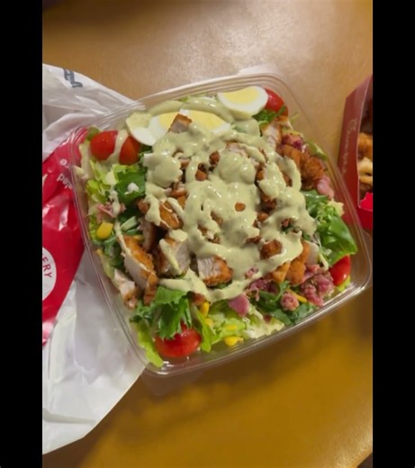 Chick-fil-A salads are the best! 🥗 So fresh, so good, and they never disappoint! #chickfila #shorts